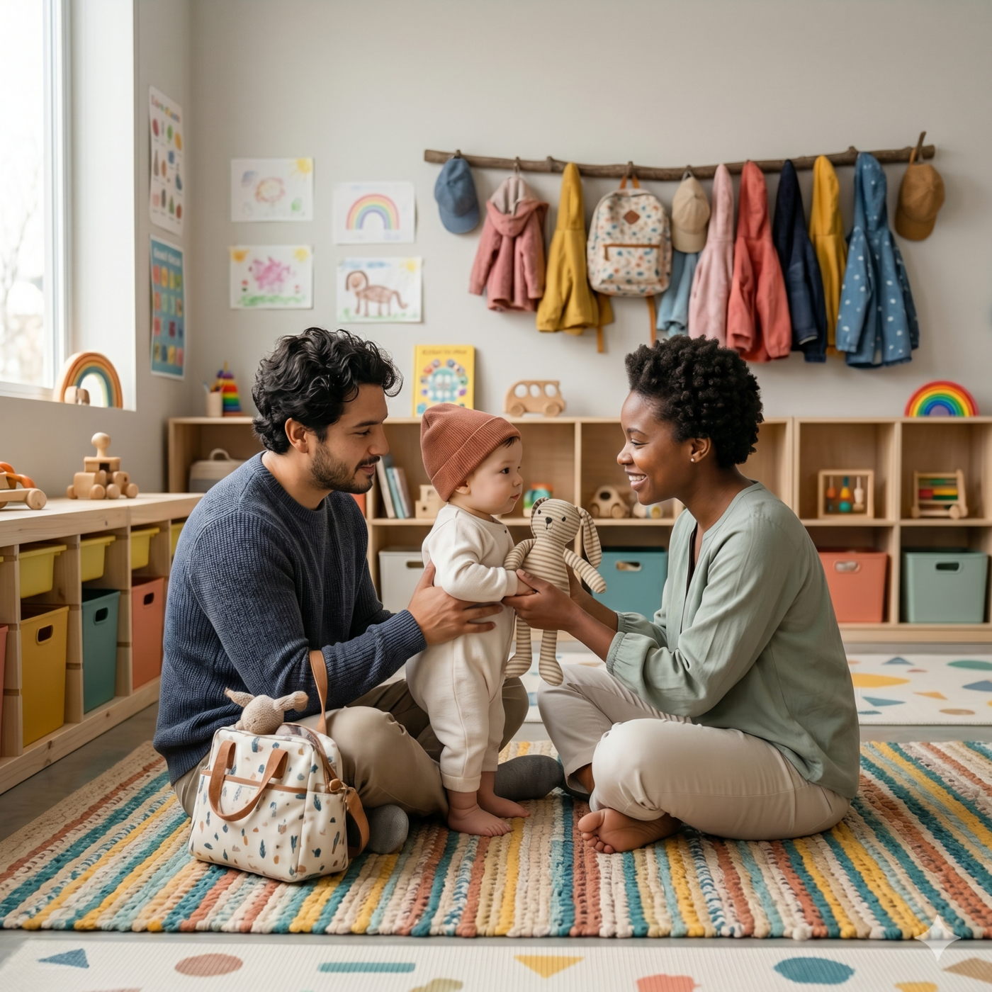 Le premier jour en milieu d'accueil : accompagner la séparation en douceur