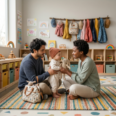 Le premier jour en milieu d'accueil : accompagner la séparation en douceur